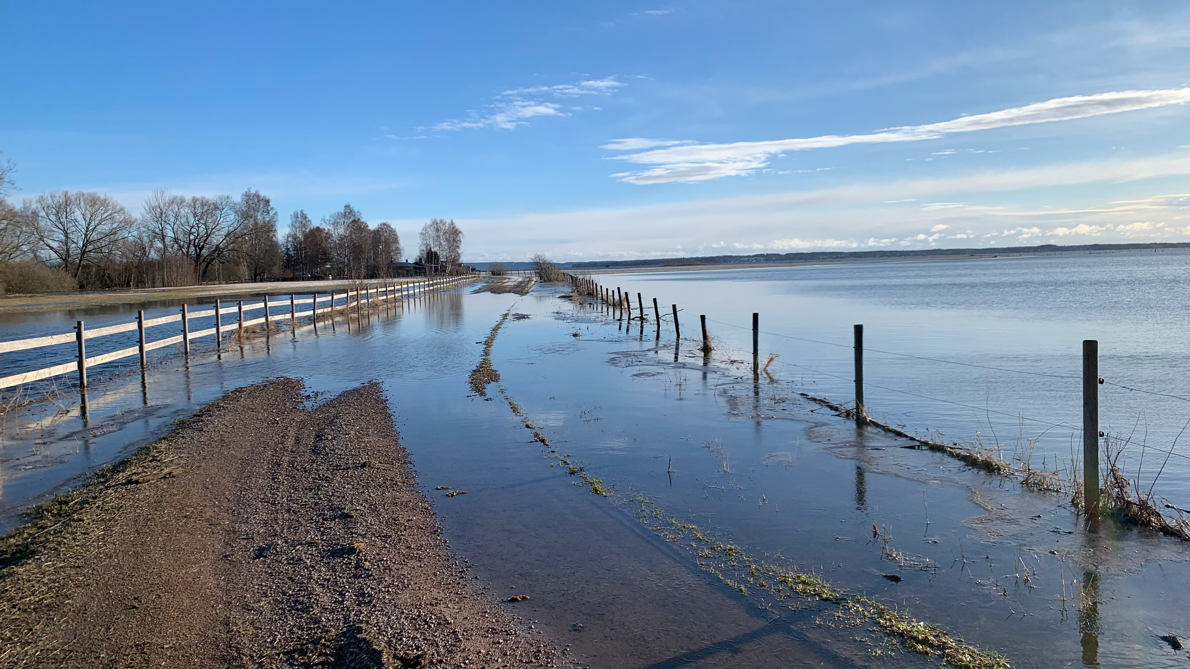 Översvämmat